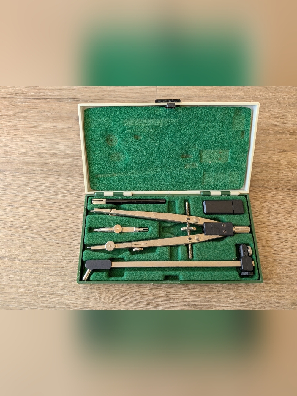 Vintage German Faber-Castell Design Drawing Tool Set Compass Collectible